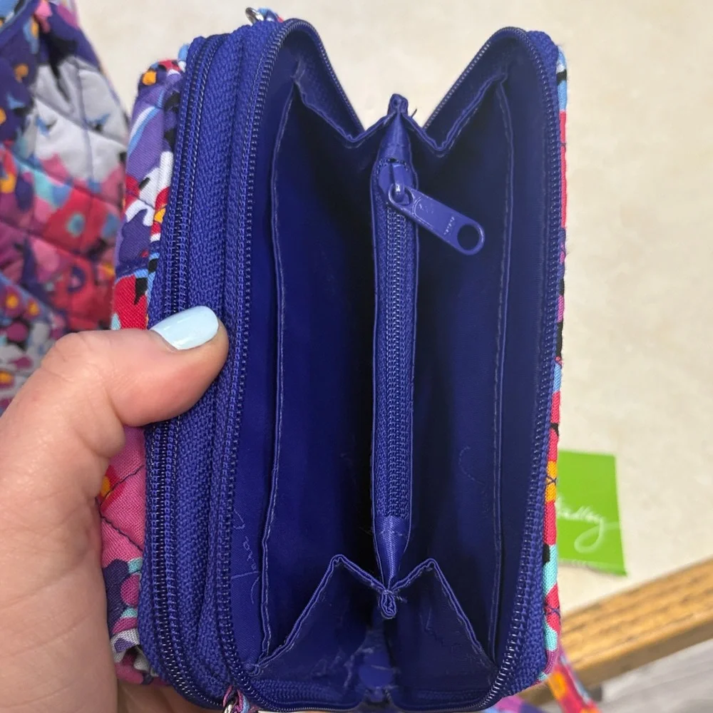 Vera Bradley Colorful Patchwork Tote & wallet - Picture 6 of 12